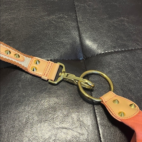 GUESS Orange Hobo Bag with Gold Accents - Picture 3 of 7